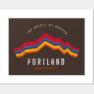 Portland Trail Blazers Oregon Earned edition uniform basketball fan gift Posters and Art